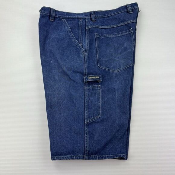 Rocawear Denim Carpenter Shorts Men’s 42 Blue Baggy Hip Hop Y2K Streetwear - Picture 15 of 15